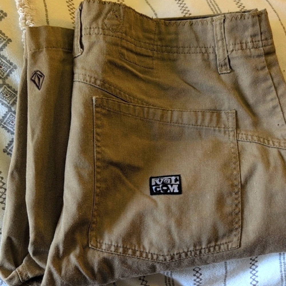 Volcom Tan Chino Shorts, 34 Waist